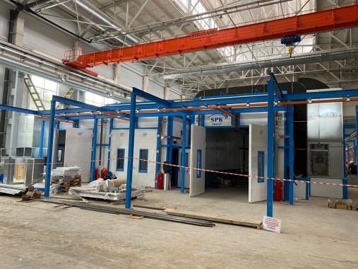 Комплекс подготовки поверхности, покраски и сушки для ж/д оборудования SPK-42.23.4, г. Тверь Комплекс подготовки поверхности, покраски и сушки для ж/д оборудования SPK-42.23.4, г. Тверь от SPK GROUP