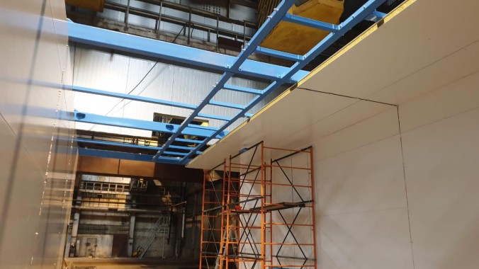 Комплекс подготовки поверхности и окраски для стальных металлоконструкций, Тверская обл.