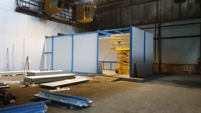 Комплекс подготовки поверхности и окраски для стальных металлоконструкций, Тверская обл.