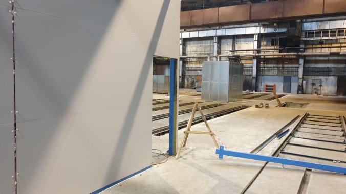 Комплекс подготовки поверхности и окраски для стальных металлоконструкций, Тверская обл.