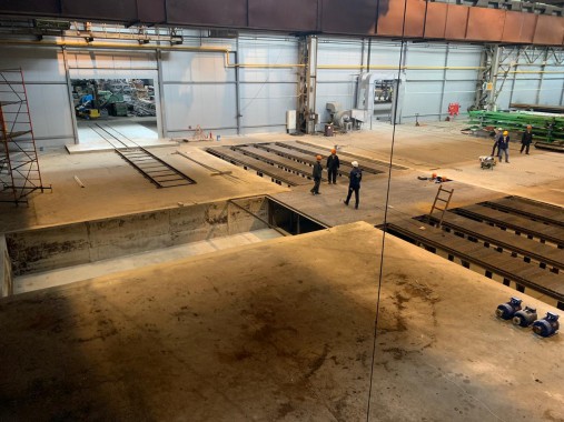 Комплекс подготовки поверхности и окраски для стальных металлоконструкций, Тверская обл.