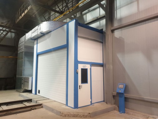 Комплекс подготовки поверхности и окраски для стальных металлоконструкций, Тверская обл.