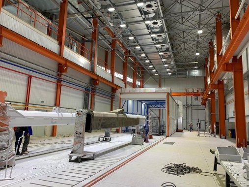 Комплекс подготовки и покраски для деталей кранового оборудования SPK GROUP 