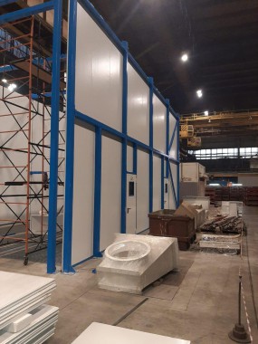 Дробеструйная камера для ж/д транспорта SPK-12.6.6, г. В. Пышма (Свердловская обл.) Дробеструйная камера для ж/д транспорта SPK GROUP