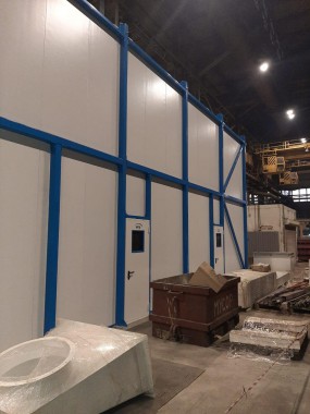 Дробеструйная камера для ж/д транспорта SPK-12.6.6, г. В. Пышма (Свердловская обл.) Дробеструйная камера для ж/д транспорта SPK GROUP