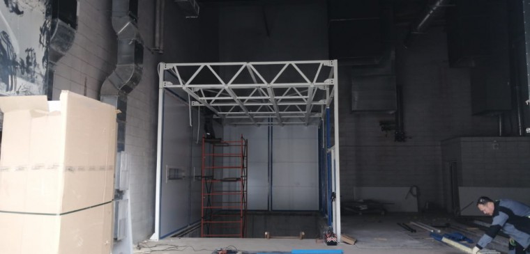 Окрасочно-сушильная камера для легковой коммерческой техники SPK-8.4.4 Камера окраски SPK GROUP для легковой коммерческой техники