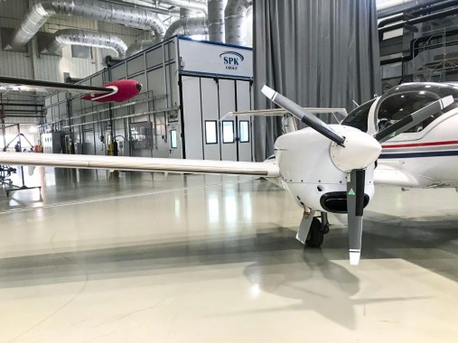 Камера покрасочно-сушильная для деталей самолетов SPK-22.6.5 Оборудование для окраски авиасудов от SPK GROUP