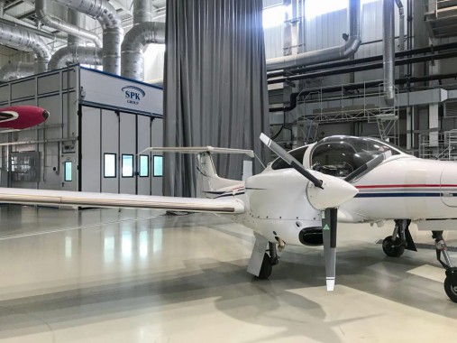 Камера покрасочно-сушильная для деталей самолетов SPK-22.6.5 Камера сушки и покраски SPK GROUP для авиасферы