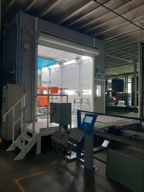 Линия окраски кабин грузовых автомобилей SPK Окрасочно-сушильная камера для кабин грузовых автомобилей SPK GROUP