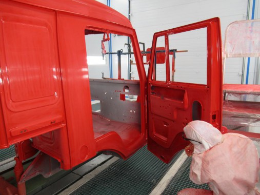 Линия окраски кабин грузовых автомобилей SPK Камера окраски для кабин грузовых автомобилей SPK GROUP