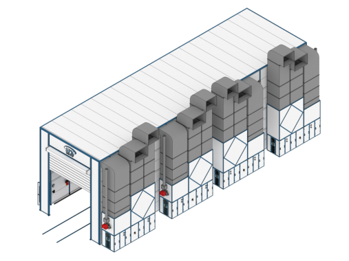 Зона открытой окраски для деталей ж/д техники SPK-Z 24.9 Зона открытой окраски для деталей ж/д техники SPK GROUP