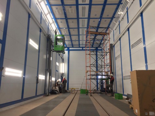 Камера покраски и сушки для деталей электровозов SPK-P 22.6.7, Свердловская область Камера SPK GROUP для окраски деталей электровозов