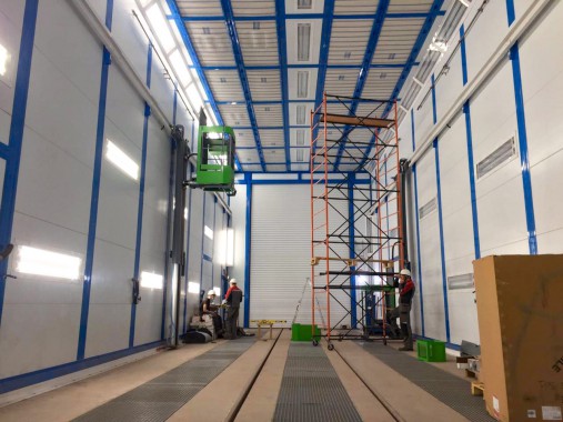 Камера покраски и сушки для деталей электровозов SPK-P 22.6.7, Свердловская область Камера SPK GROUP для окраски деталей электровозов