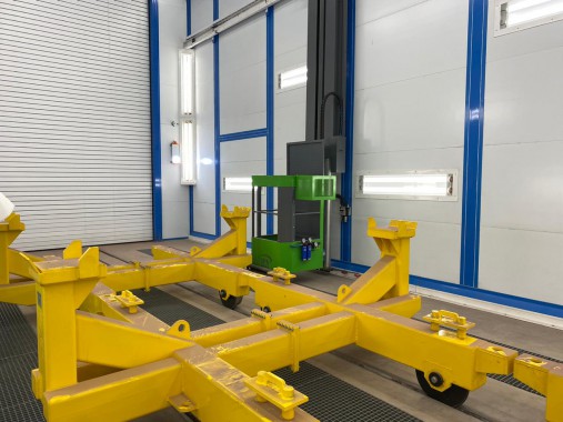 Камера покраски и сушки для деталей электровозов SPK-P 22.6.7, Свердловская область Камера SPK GROUP для окраски деталей электровозов