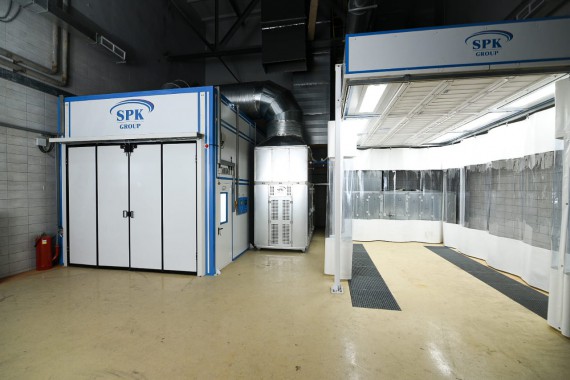 Фото камеры окраски SPK GROUP для легковой коммерческой техники