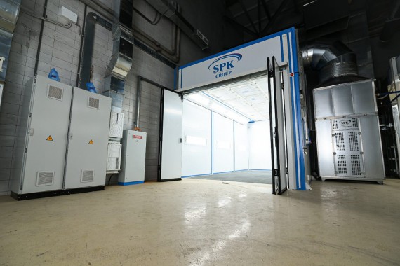 Окрасочно-сушильная камера для легковой коммерческой техники SPK-8.4.4 Камера окраски SPK GROUP для легковой коммерческой техники