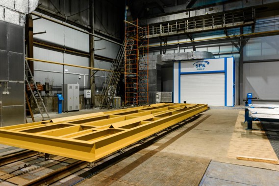 Комплекс подготовки поверхности и окраски для стальных металлоконструкций, Тверская обл.