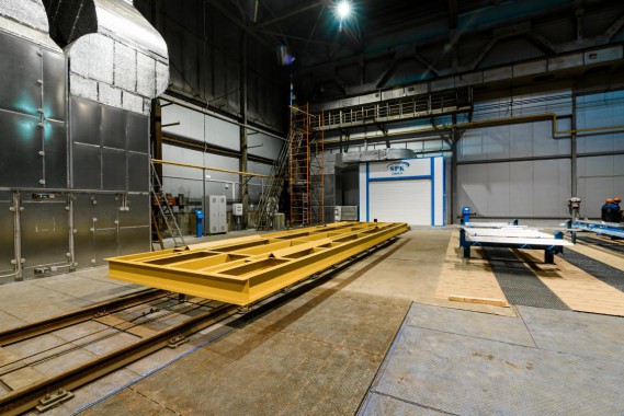 Комплекс подготовки поверхности и окраски для стальных металлоконструкций, Тверская обл.