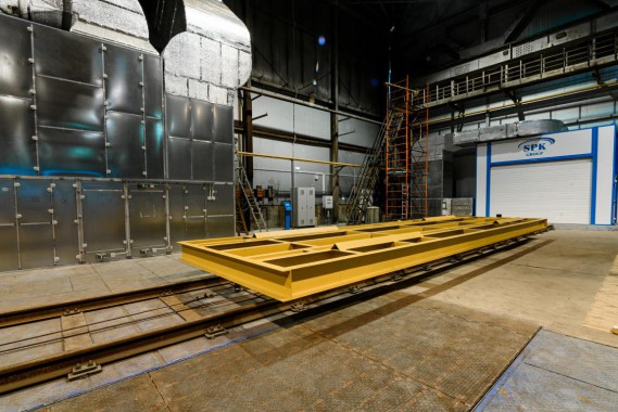 Комплекс подготовки поверхности и окраски для стальных металлоконструкций, Тверская обл.