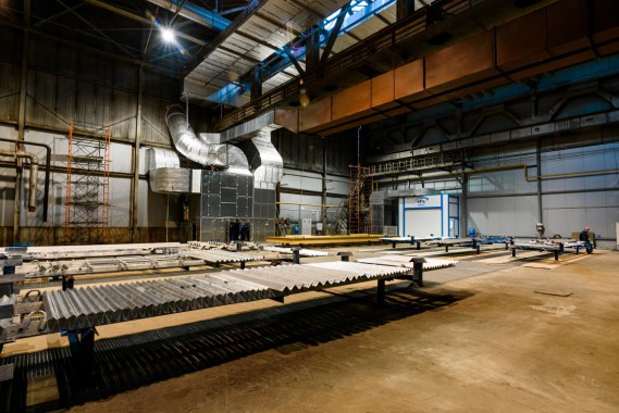 Комплекс подготовки поверхности и окраски для стальных металлоконструкций, Тверская обл.