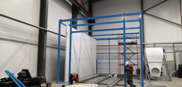 Дробеструйная камера SPK T-10.5.6, г. Березовский Дробеструйная камера SPK T-10.5.6, г. Березовский