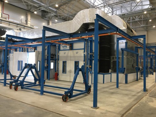 Комплекс подготовки поверхности, покраски и сушки для ж/д оборудования SPK-42.23.4, г. Тверь Комплекс подготовки поверхности, покраски и сушки для ж/д оборудования SPK-42.23.4, г. Тверь от SPK GROUP