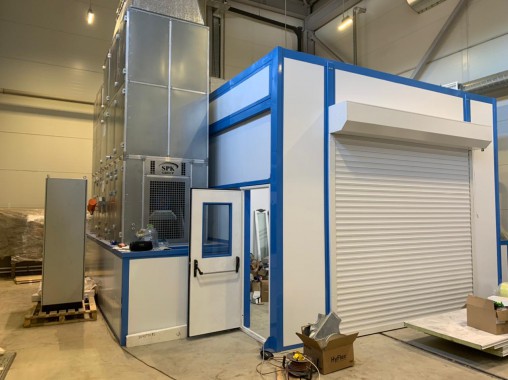 Дробеструйная камера SPK-T 7.5.4 и окрасочно-сушильная камера SPK 6.5.4, г. Москва Дробеструйная камера SPK-T 7.5.4 и окрасочно-сушильная камера SPK GROUP