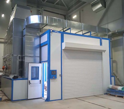 Дробеструйная камера SPK-T 7.5.4 и окрасочно-сушильная камера SPK 6.5.4, г. Москва Дробеструйная камера SPK-T 7.5.4 и окрасочно-сушильная камера SPK GROUP