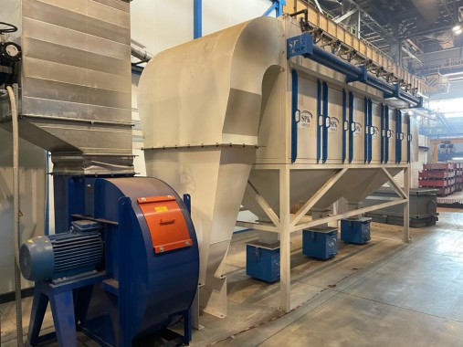 Дробеструйная камера для ж/д транспорта SPK-12.6.6, г. В. Пышма (Свердловская обл.) Дробеструйная камера для ж/д транспорта SPK GROUP