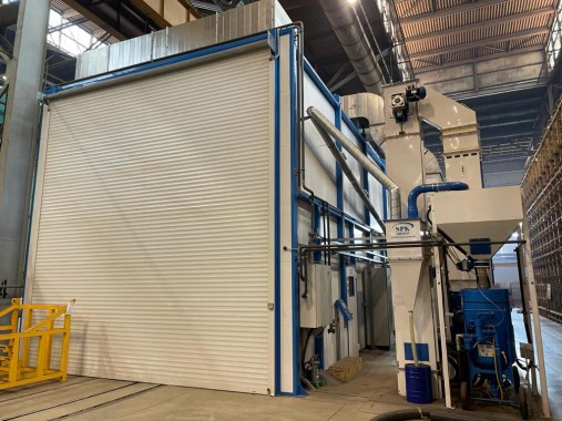 Дробеструйная камера для ж/д транспорта SPK-12.6.6, г. В. Пышма (Свердловская обл.) Дробеструйная камера для ж/д транспорта SPK GROUP