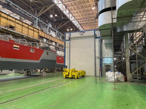 Дробеструйная камера для ж/д транспорта SPK-12.6.6, г. В. Пышма (Свердловская обл.) Дробеструйная камера для ж/д транспорта SPK GROUP