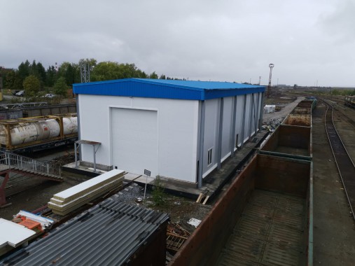 Уличная окрасочно-сушильная камера SPK-30.7.7, Свердловская обл. покрасочно-сушильная камера SPK GROUP для железнодорожной техники