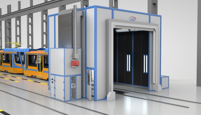 Комплекс подготовки, окраски и проверки герметичности вагонов SPK Комплекс подготовки, окраски и проверки герметичности вагонов SPK GROUP