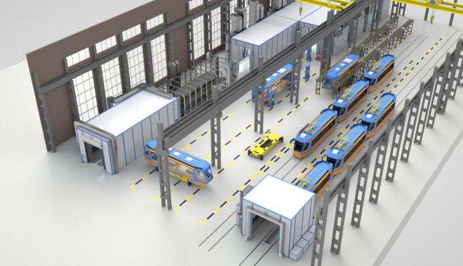 Комплекс подготовки, окраски и проверки герметичности вагонов SPK Комплекс подготовки, окраски и проверки герметичности вагонов SPK GROUP