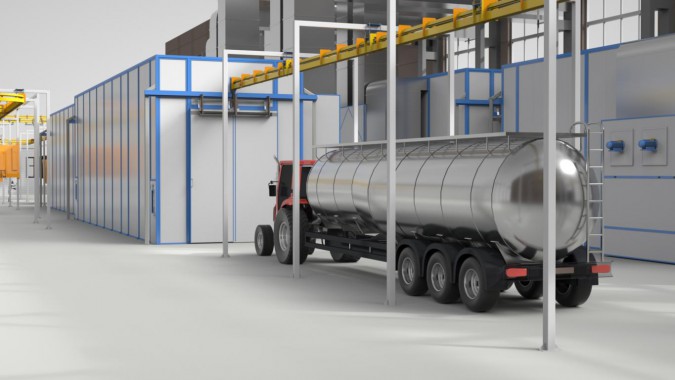 Линия подготовки, покраски для спецтехники SPK Линия подготовки, покраски для спецтехники SPK GROUP