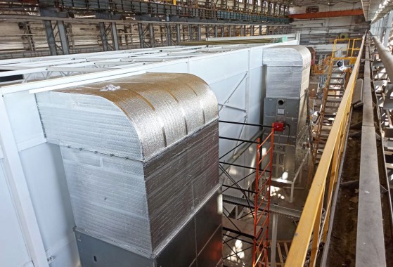 Окрасочно-сушильная камера для локомотивов SPK-P 22.6.5, г. Коломна Покрасочная камера SPK GROUP для электровозов