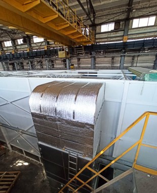 Окрасочно-сушильная камера для локомотивов SPK-P 22.6.5, г. Коломна Покрасочная камера SPK GROUP для электровозов