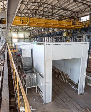 Окрасочно-сушильная камера для локомотивов SPK-P 22.6.5, г. Коломна Покрасочно-сушильная камера SPK GROUP для электровозов