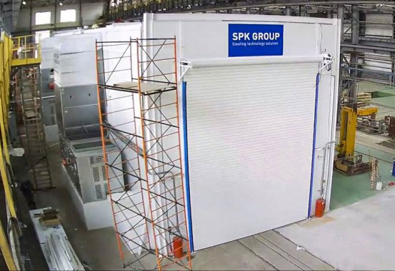 Окрасочно-сушильная камера для локомотивов SPK-P 22.6.5, г. Коломна Камера SPK GROUP для обработки локомотивов