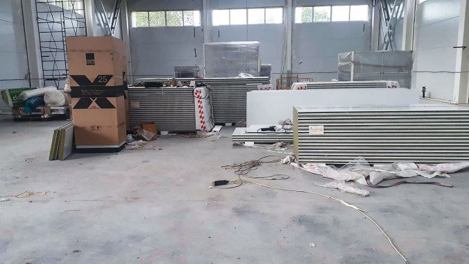 Комплекс из 2-х окрасочно-сушильных камер SPK-6.4.4 и SPK-8.4.4, г. Новосибирск