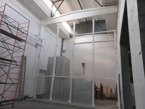 Покрасочно-сушильные камеры SPK-SCB-8.6.6 и SPK-SCB-8.5.5 для кузовов дорожной техники, г. Смоленск Покрасочно-сушильные камеры SPK GROUP для кузовов дорожной техники