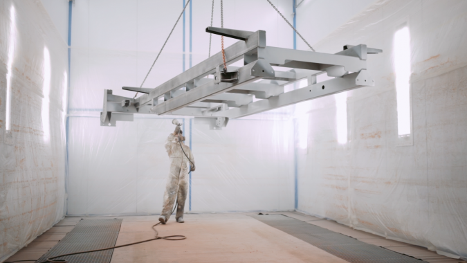 Покрасочно-сушильные камеры SPK-SCB-8.6.6 и SPK-SCB-8.5.5 для кузовов дорожной техники, г. Смоленск Покрасочно-сушильные камеры SPK GROUP для кузовов дорожной техники