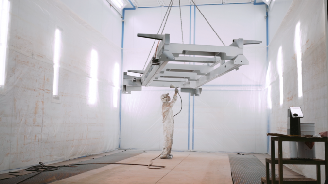 Покрасочно-сушильные камеры SPK-SCB-8.6.6 и SPK-SCB-8.5.5 для кузовов дорожной техники, г. Смоленск Покрасочно-сушильные камеры SPK GROUP для кузовов дорожной техники