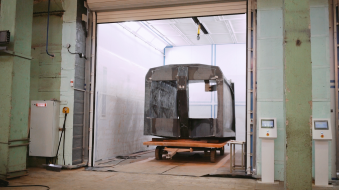 Покрасочно-сушильные камеры SPK-SCB-8.6.6 и SPK-SCB-8.5.5 для кузовов дорожной техники, г. Смоленск Покрасочно-сушильные камеры SPK GROUP для кузовов дорожной техники