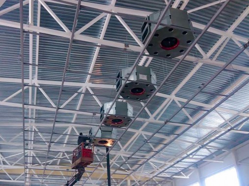 Комплекс оборудования: зона открытой окраски SPK-Z 24.6, дробеструйная камера SPK-16.7.6 Комплекс оборудования: зона открытой окраски SPK-Z 24.6, дробеструйная камера SPK-16.7.6