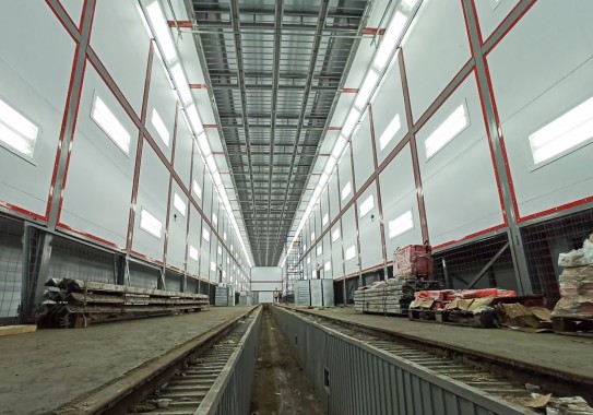 Окрасочно-сушильная камера для электровозов SPK-56.6.7., г. Улан-Удэ Камера окраски для электровозов