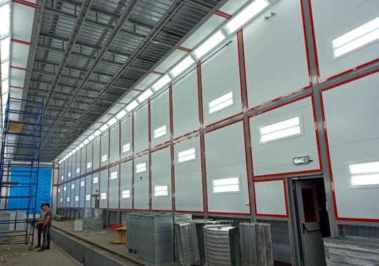 Окрасочно-сушильная камера для электровозов SPK-56.6.7., г. Улан-Удэ Окрасочно-сушильная камера для электровозов SPK GROUP