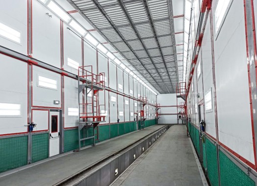 Окрасочно-сушильная камера для электровозов SPK-56.6.7., г. Улан-Удэ Окрасочно-сушильная камера для электровозов СПК