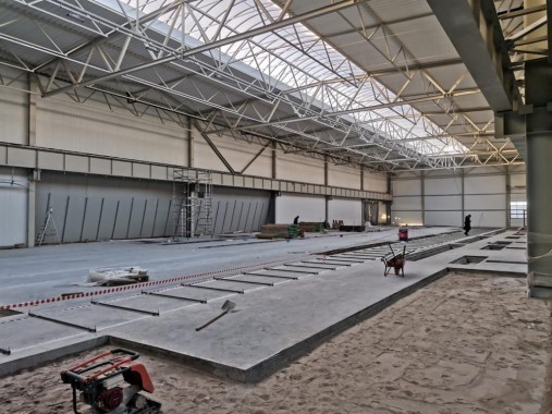 Линия подготовки и окраски кузовов и рам самосвалов, г. Калининград Линия подготовки и окраски кузовов и рам самосвалов SPK GROUP