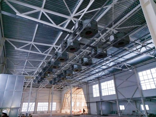 Комплекс оборудования: зона открытой окраски SPK-Z 24.6, дробеструйная камера SPK-16.7.6 Комплекс оборудования: зона открытой окраски SPK-Z 24.6, дробеструйная камера SPK-16.7.6